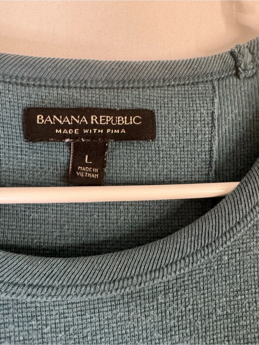 Banana‎ Republic Men's Long-Sleeve Crewneck in Teal